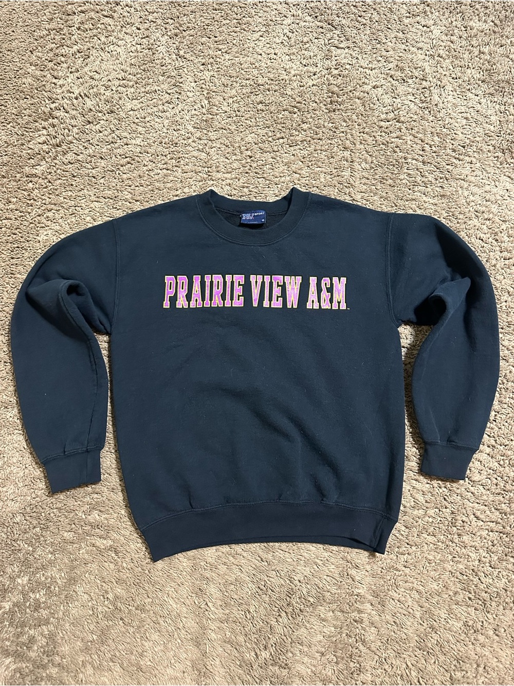 Vintage Prairie View A&M “triple black” 90s size small